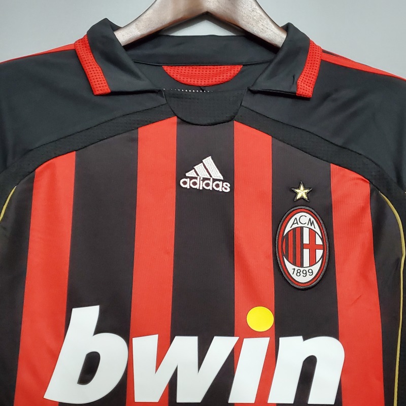 Retro 06/07 AC Milan Long sleeve home S-XXL