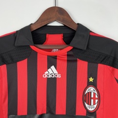 Retro Long Sleeve AC Milan 07/08 Home S-XXL