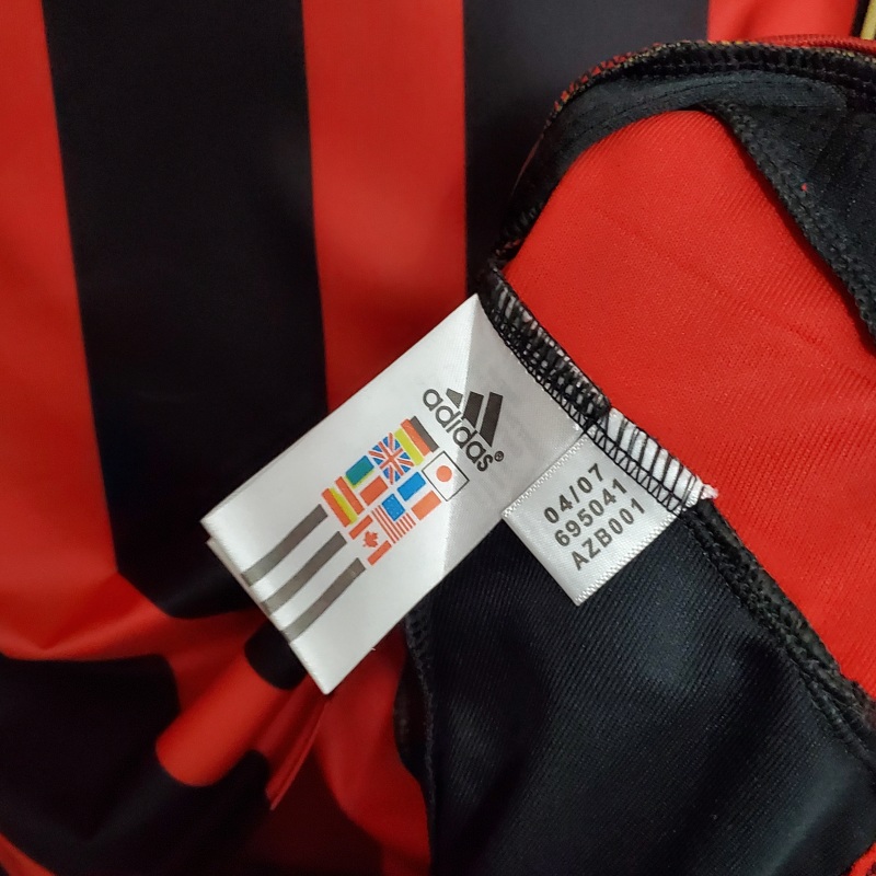 Retro 06/07 AC Milan Long sleeve home S-XXL
