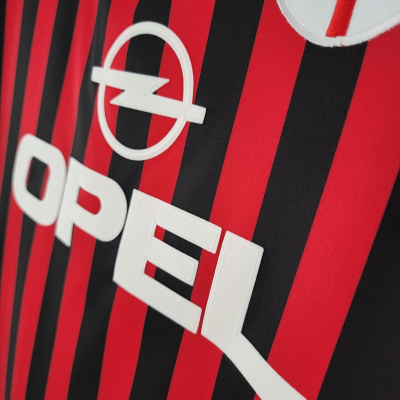Retro Long Sleeve 99/00 AC Milan home S-XXL