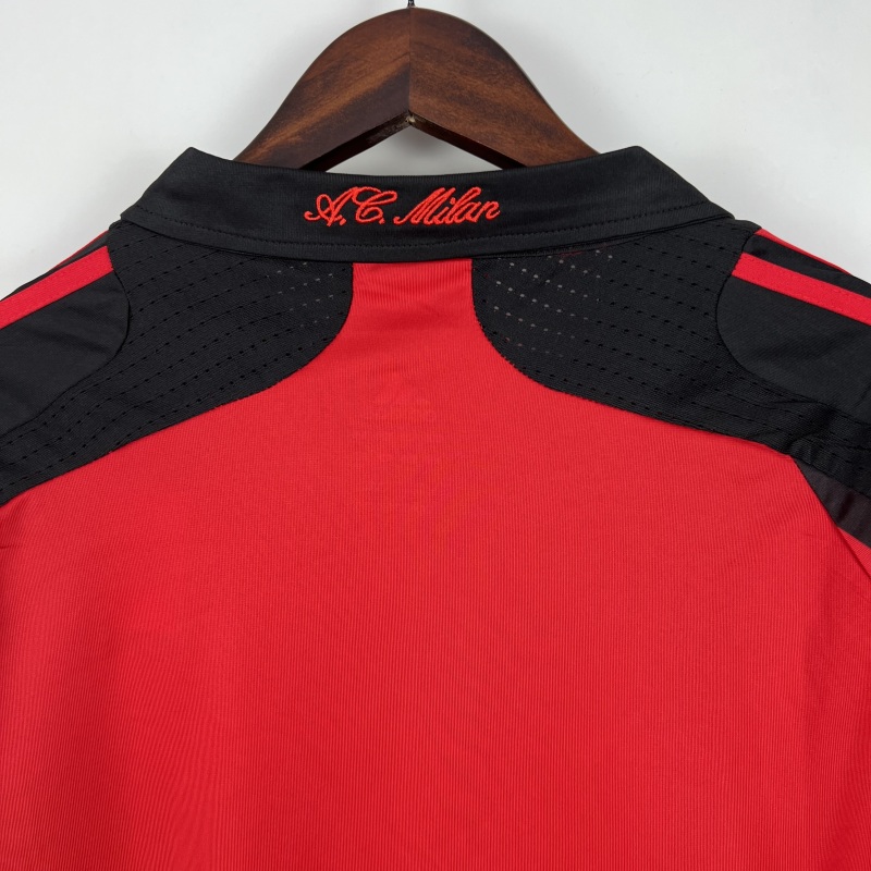 Retro Long Sleeve AC Milan 07/08 Home S-XXL