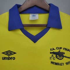 Retro long sleeve Arsenal 71/79 away yellow S-XXL