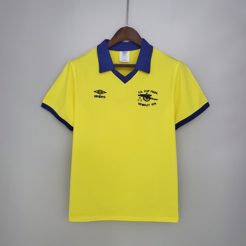 Retro Arsenal 71/79 away yellow S-XXL