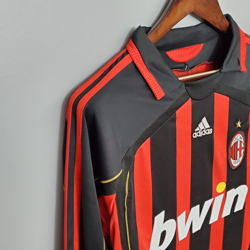 Retro 06/07 AC Milan Long sleeve home S-XXL