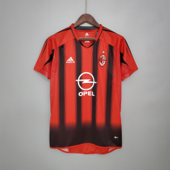 Retro 04/05 AC Milan home S-XXL