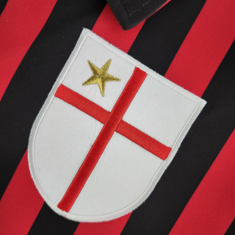 Retro Long Sleeve 99/00 AC Milan home S-XXL