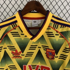 Retro Long Sleeve Arsenal 91/93 Away S-XXL