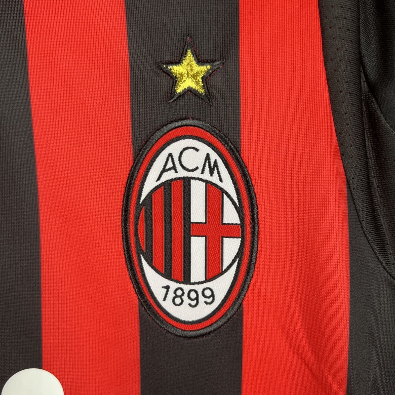 Retro long sleeve AC Milan 09/10 Home S-XXL