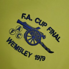 Retro long sleeve Arsenal 71/79 away yellow S-XXL