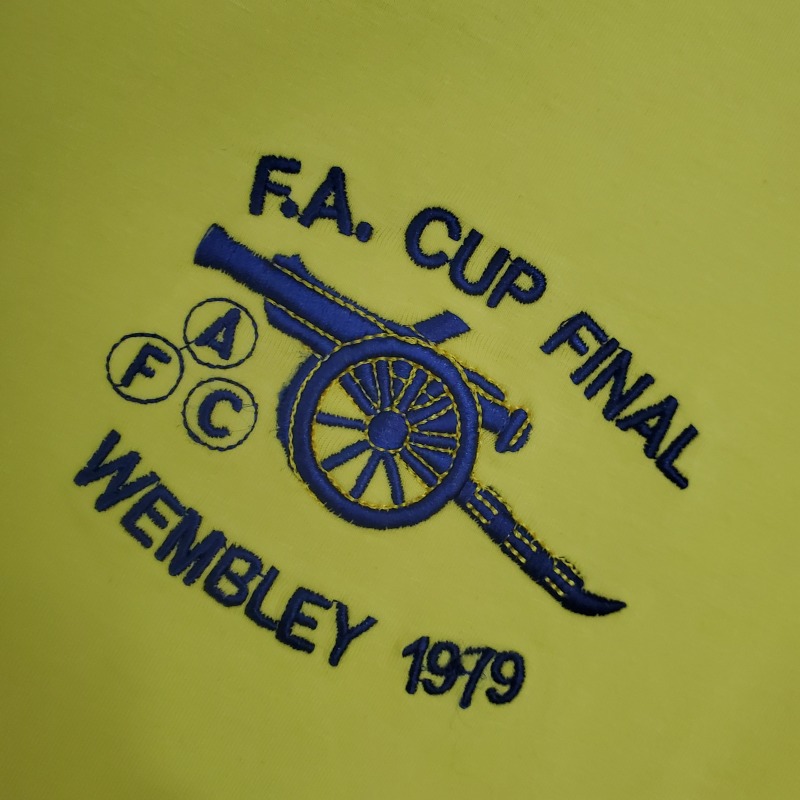 Retro long sleeve Arsenal 71/79 away yellow S-XXL