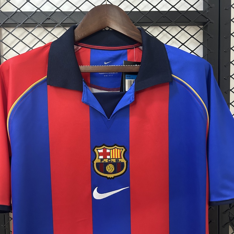 Retro Barcelona 01/02 home S-XXL
