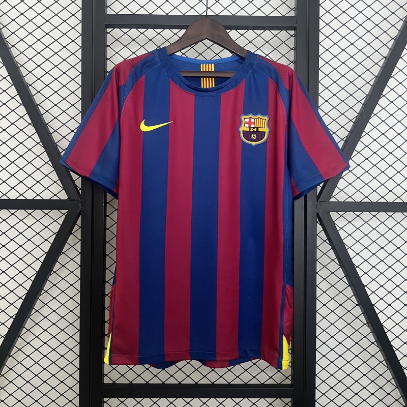 Retro Barcelona 05/06 home S-XXL