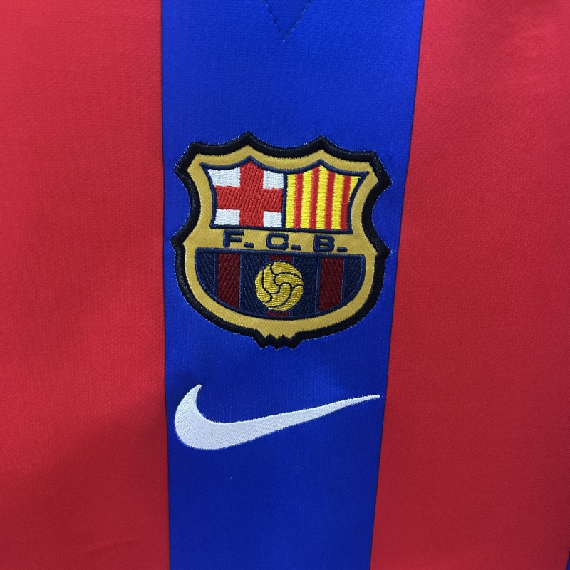 Retro Barcelona 01/02 home S-XXL