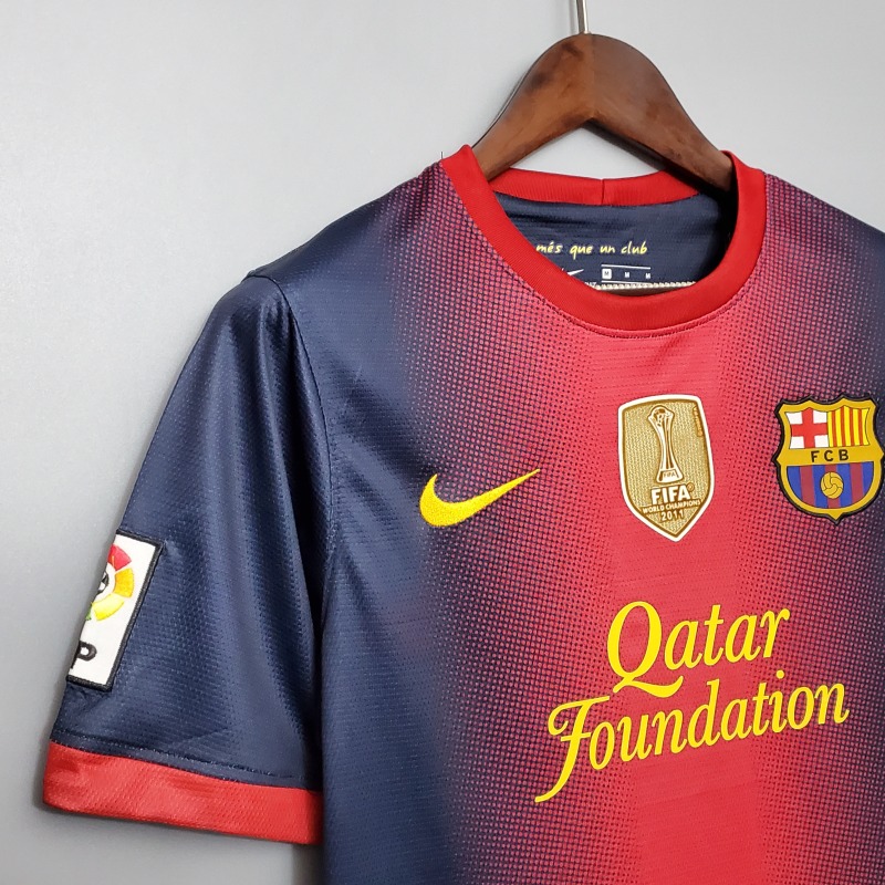 Retro Barcelona 12/13 home S-XXL
