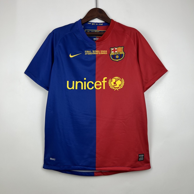 Retro Barcelona 08/09 UEFA Champions League Home S-XXL