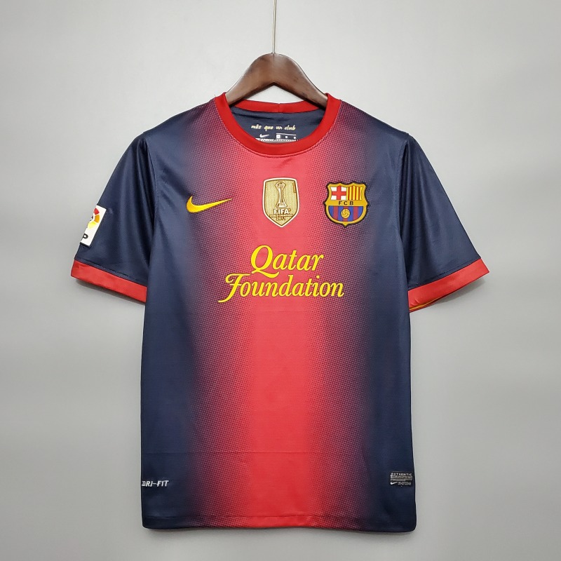 Retro Barcelona 12/13 home S-XXL