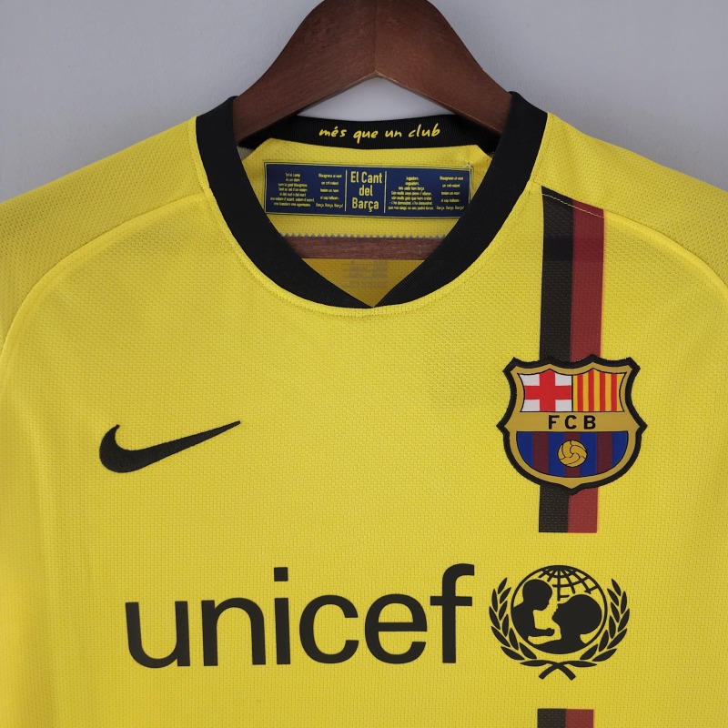 Retro long sleeve Barcelona 08/09 away S-XXL