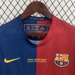 Retro long sleeves Barcelona 08/09 Champions League home S-XXL