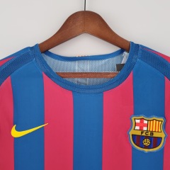 Retro barcelona 05/06 long sleeve home S-XXL
