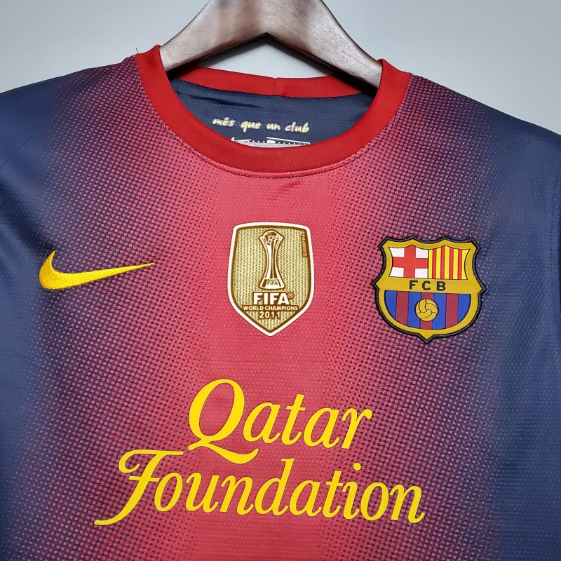 Retro Barcelona 12/13 home S-XXL