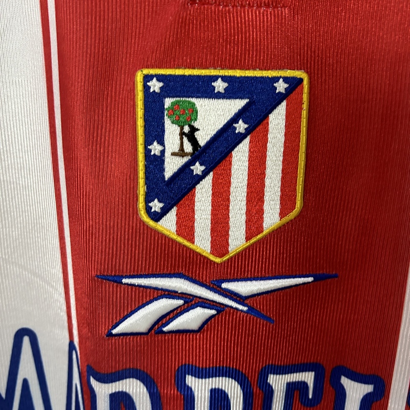 Retro Atletico Madrid 99/00 home S-XXL