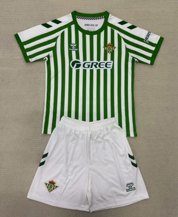 Real Betis Home Soccer Jersey 2025-2026 kids free socks