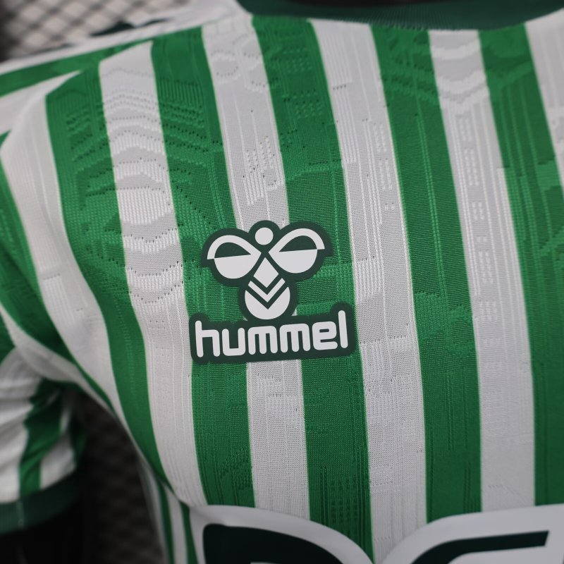 Real Betis Home Soccer Jersey 2025-2026 Player Version