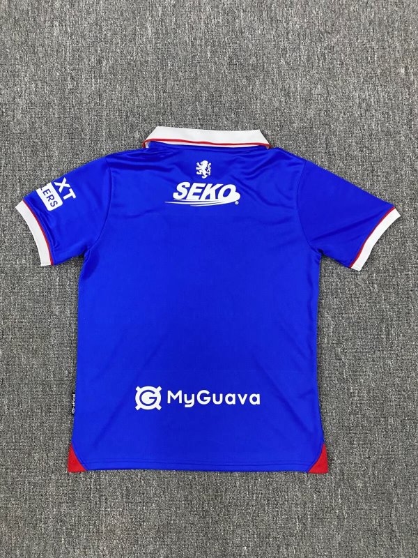 kids Glasgow Rangers home Soccer Jersey 2025-2026 + free socks