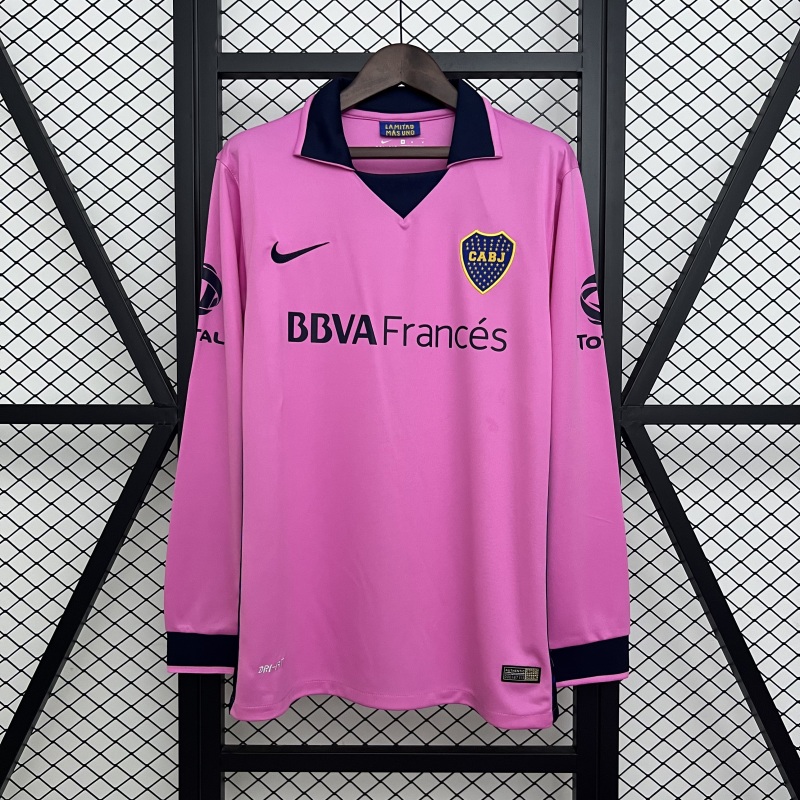 Retro Long sleeve Boca Juniors 13/14 Away S-XXL