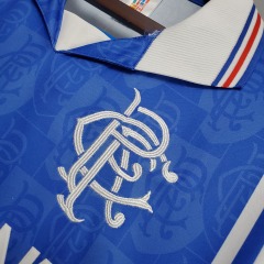 Retro 96/97 Glasgow Rangers home S-XXL