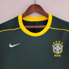 Retro Goalkeeper Brazil 1998 Dark Green S-XXL