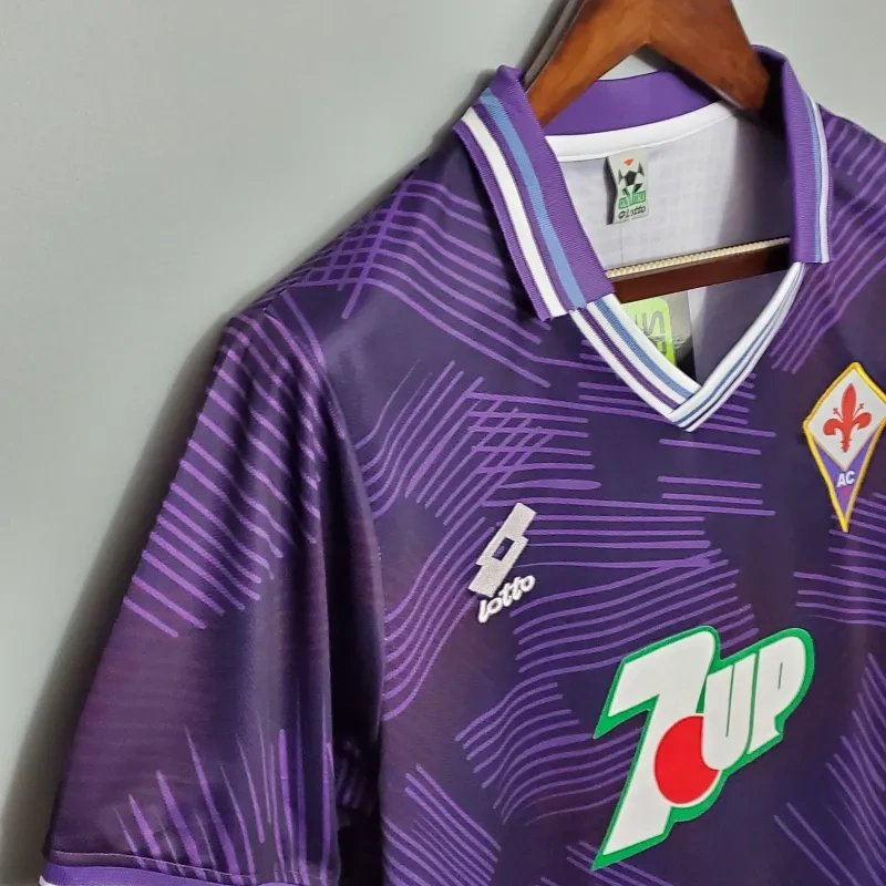 Fiorentina Retro Jersey Home 1992/93