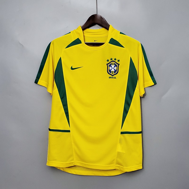 Retro 2002 Brazil home S-XXL