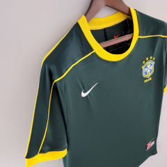 Retro Goalkeeper Brazil 1998 Dark Green S-XXL