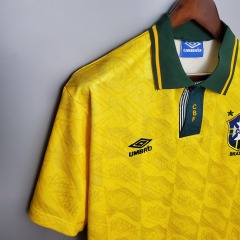 Retro Brazil 91/93 home S-XXL