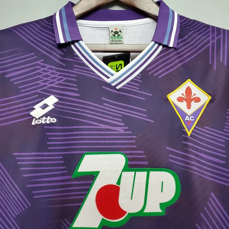 Fiorentina Retro Jersey Home 1992/93