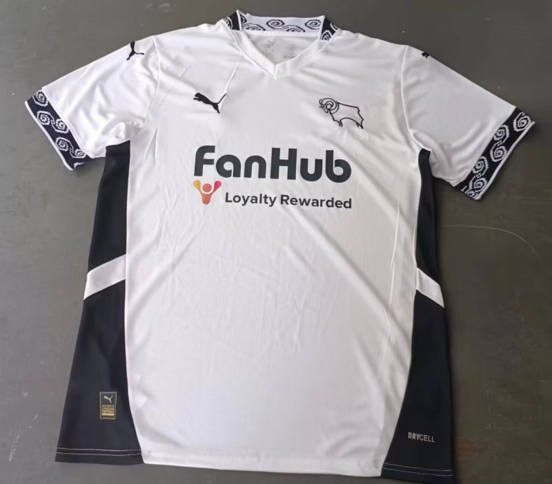 2024-2025 Derby County home jersey kids + free socks