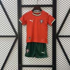 2025-2026 Portugal home jersey kids + free socks