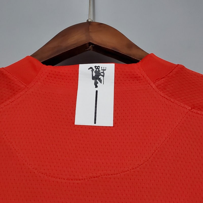 2007-2008 home Retro Manchester United Soccer Jerseys