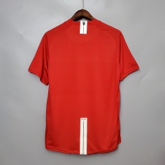 2007-2008 home Retro Manchester United Soccer Jerseys