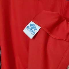 1998-1999 home long sleeve Retro Manchester United Soccer Jerseys