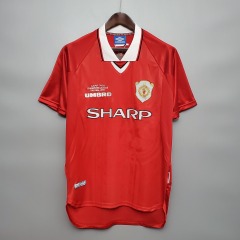 1999-2000 home Retro Manchester United Soccer Jerseys