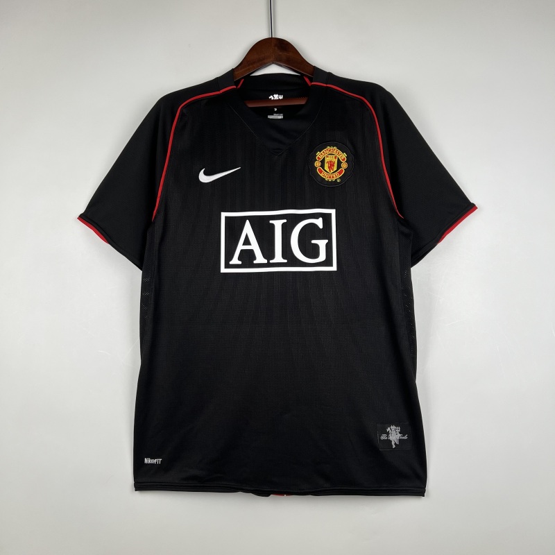 2007-2008 away Retro Manchester United Soccer Jerseys