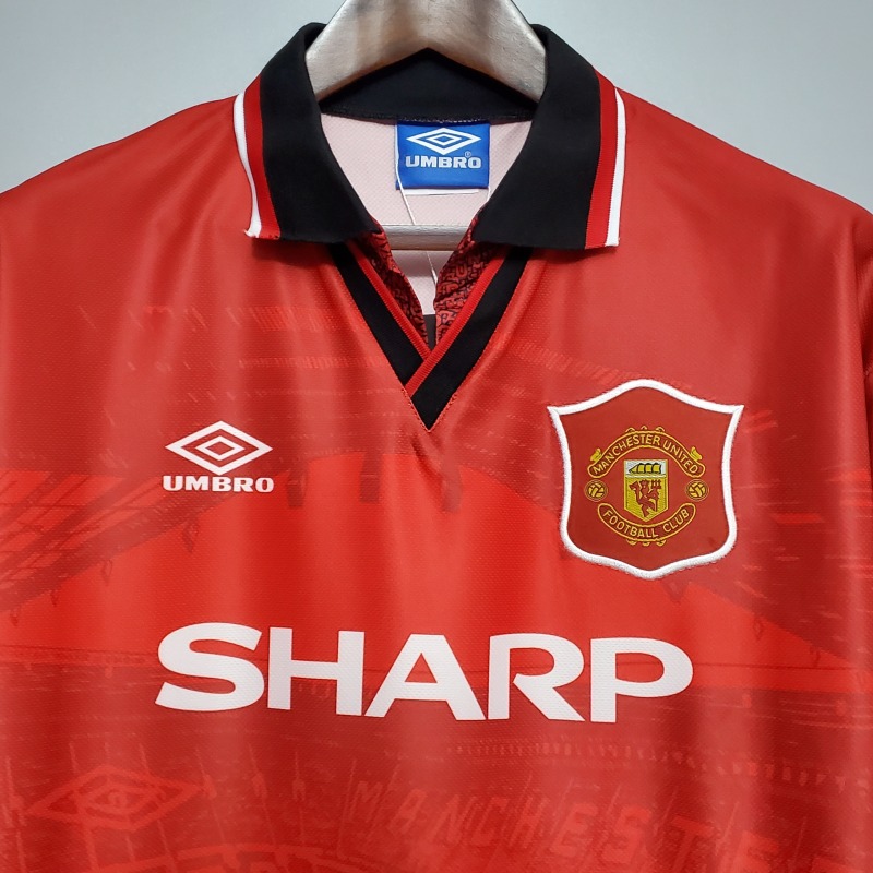 1994-1996 home Retro Manchester United Soccer Jerseys