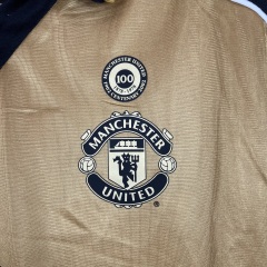 01/02 100th Anniversary Edition Retro Manchester United Soccer Jerseys