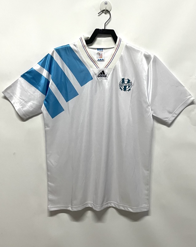 1992-1993 home Retro Marseille Soccer Jerseys