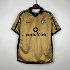 01/02 100th Anniversary Edition Retro Manchester United Soccer Jerseys