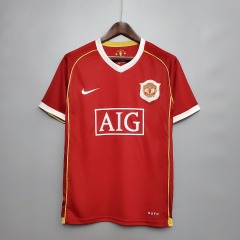 2006-2007 home Retro Manchester United Soccer Jerseys