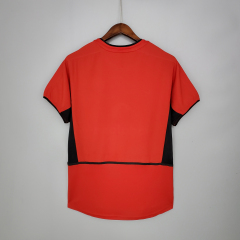 2002-2004 home Retro Manchester United Soccer Jerseys