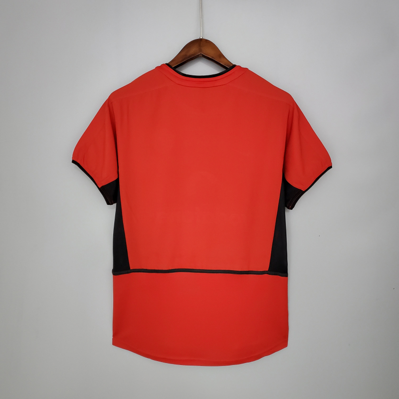 2002-2004 home Retro Manchester United Soccer Jerseys